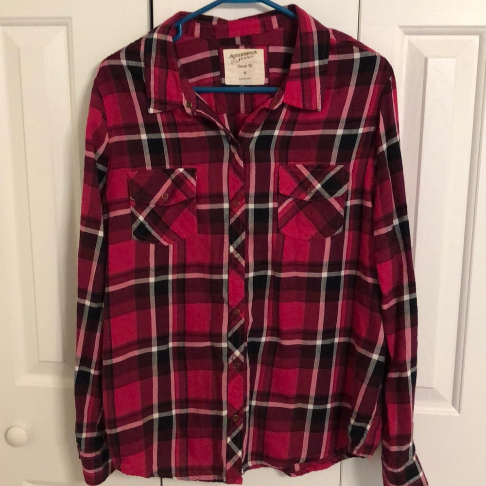 Arizona classic fit flannel size XL women’s